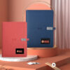 High quality gifts VIP gifts power bank notebook with light up log gift box and bag - Image 2