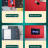 High quality gifts VIP gifts power bank notebook with light up log gift box and bag - Image 3