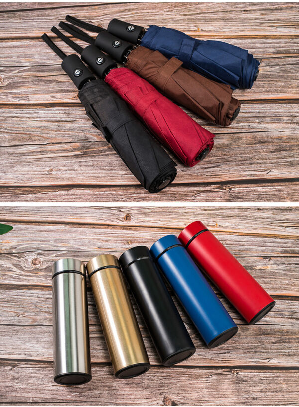 Bottle + umbrella useful gift set 2 in 1 - Image 2