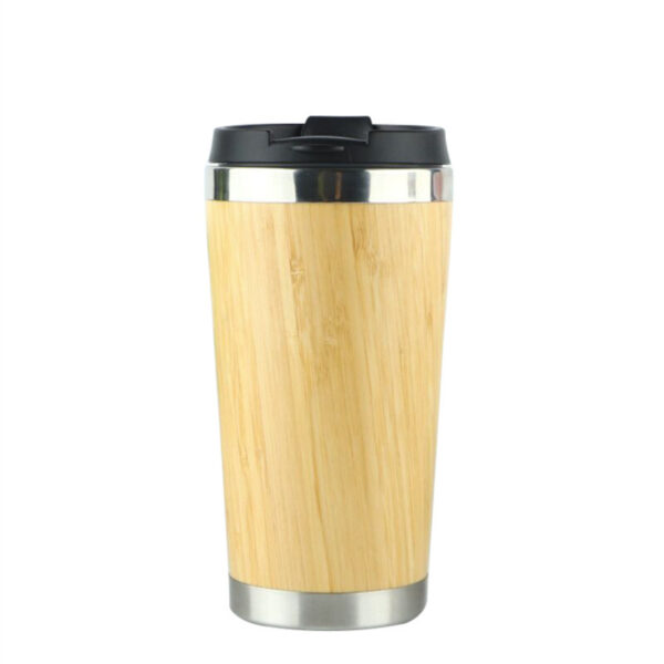 Bamboo 304 stainless steel coffee mug - Image 5
