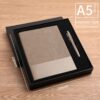 Round buckle notebook + pen gift set 2 in 1 with gift box and bag - Image 4