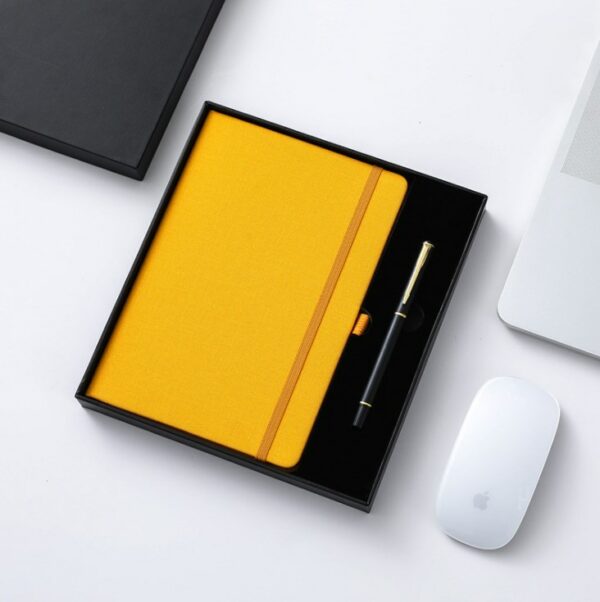 Notebook + pen gift set 2 in 1 with gift box and bag - Image 2
