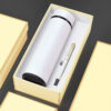 Small and cheap Corporate gift sets with box Vacuum cup + metal pen - Image 2