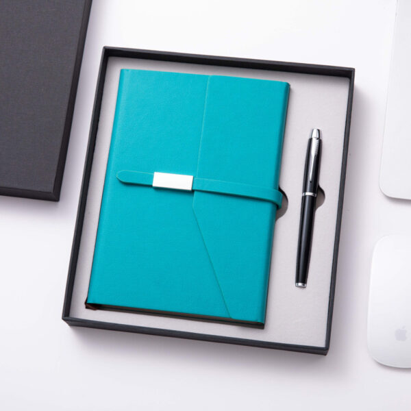 Notebook 3 folds + pen gift set 2 in 1 with gift box and bag - Image 5