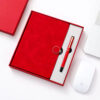 Round buckle notebook + pen gift set 2 in 1 with gift box and bag - Image 6