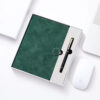 Round buckle notebook + pen gift set 2 in 1 with gift box and bag - Image 5