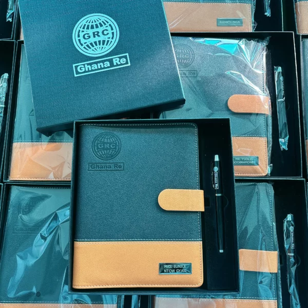 A5 notebook + pen gift set 2 in 1 with gift box and bag - Image 4