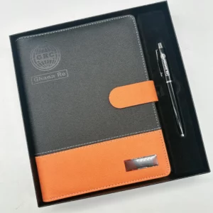 A5 notebook + pen gift set 2 in 1 with gift box and bag