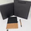 A5 perfect binding notebook + pen gift set 2 in 1 with gift box and bag - Image 4