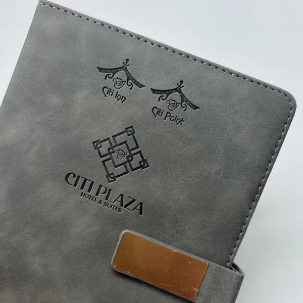 A5 perfect binding notebook + pen gift set 2 in 1 with gift box and bag - Image 9