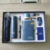 Mega Executive Tech & Daily Essentials Gift Set: 304 SS Bottle, Automatic Umbrella, Metal Pen, 16GB Type-C/PC USB, 10000mAh Power Bank, Bookmark, Wireless Mouse, PU/Metal Keychain, A6 Notebook & 5000mAh Power Bank with Box & Bag