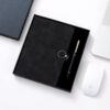 Round buckle notebook + pen gift set 2 in 1 with gift box and bag