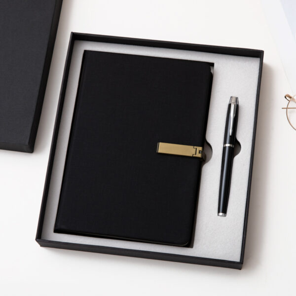 A5 perfect binding notebook with phone holder buckle + pen gift set 2 in 1 with gift box and bag (Copy)