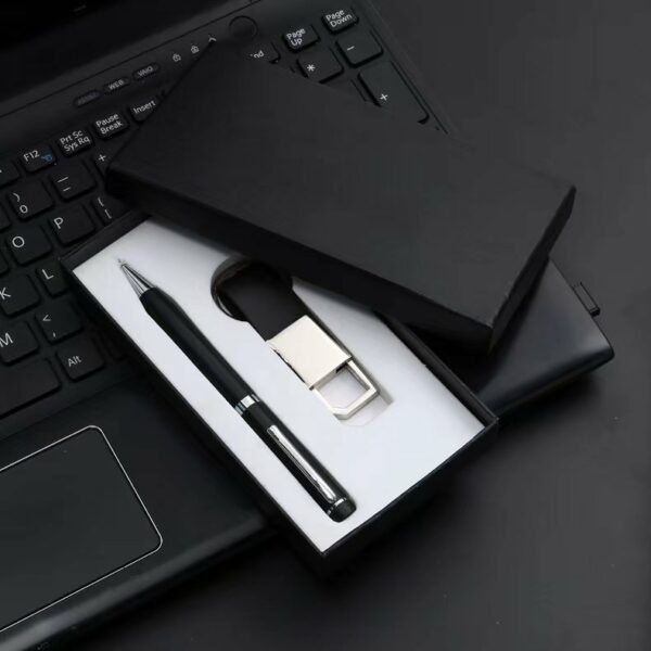 Small cheap gift sets with box pen + keychain - Image 5