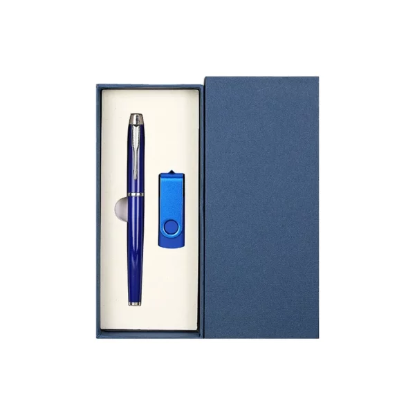 Small budget USB + PEN with gift box and bag cheap gifts