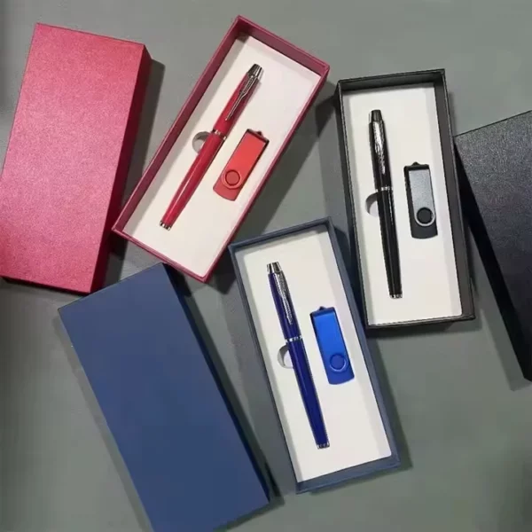 Small budget USB + PEN with gift box and bag cheap gifts - Image 3
