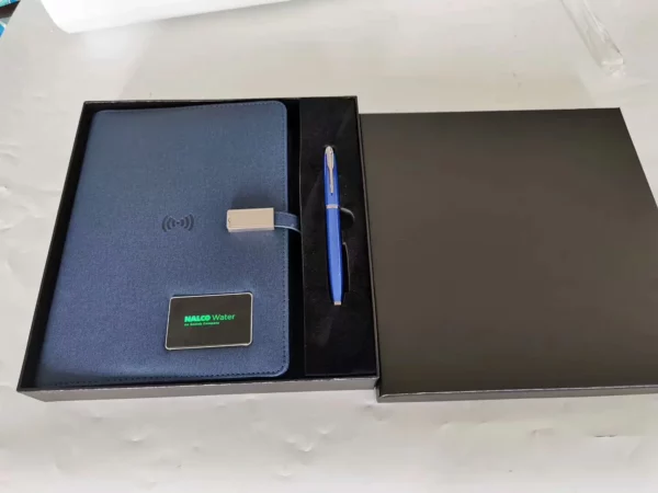 High quality mutifunctional power bank notebook gift set - Image 6