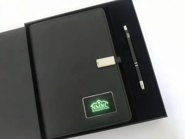 High quality mutifunctional power bank notebook gift set - Image 4