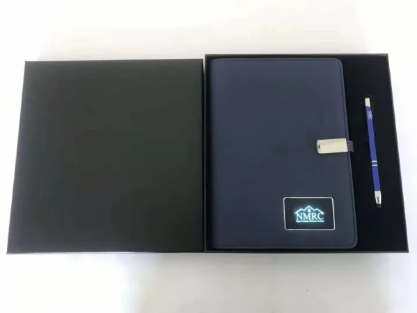 High quality mutifunctional power bank notebook gift set - Image 3