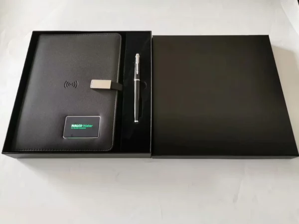 High quality mutifunctional power bank notebook gift set - Image 9