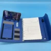 High quality mutifunctional power bank notebook 3 folds light up logo gift set - Image 3