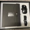 High quality mutifunctional power bank notebook 3 folds + light up logo mouse VIP gifts