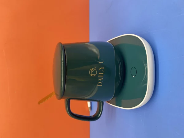 Smart 55-Degree Coffee Mug Warmer Gift Set with Spoon, Box & Bag - Image 2