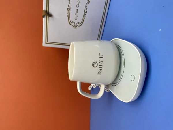 Smart 55-Degree Coffee Mug Warmer Gift Set with Spoon, Box & Bag - Image 4