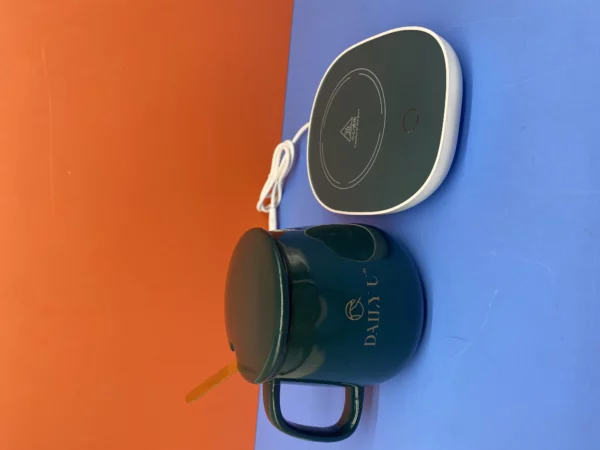 Smart 55-Degree Coffee Mug Warmer Gift Set with Spoon, Box & Bag - Image 7