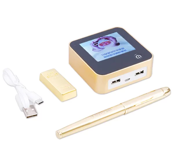 Unique Photo Album Power Bank (7800mAh), Metal Pen & Gold Bar 16GB USB Drive Tech Gift Set - Image 5