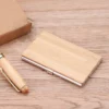 Eco-Friendly Bamboo Keychain, Pen & Card Holder Sustainable Gift Box Set - Image 7