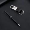 Stylish PU Leather Wallet, Keychain & Metal Pen Professional Gift Box Set - Image 3