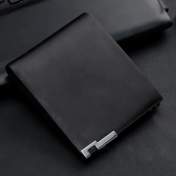 Stylish PU Leather Wallet, Keychain & Metal Pen Professional Gift Box Set - Image 5