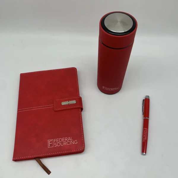 Thoughtful & Practical Gift for Any Occasion: The Complete Set with a Durable Bottle, Quality Notebook, and Smooth-Writing Pen - Image 4