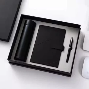 Sophisticated Executive Gift Set: Empowering Professionals with a Stylish Water Bottle, Premium Journal, and Refined Pen