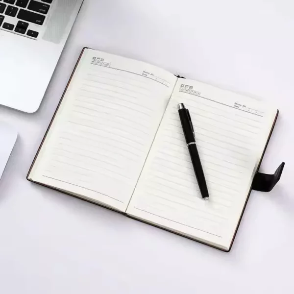Sophisticated Executive Gift Set: Empowering Professionals with a Stylish Water Bottle, Premium Journal, and Refined Pen - Image 3