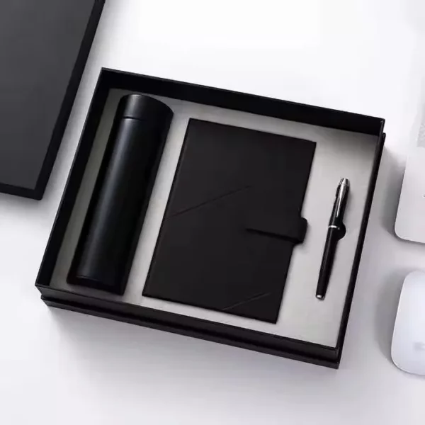 Sophisticated Executive Gift Set: Empowering Professionals with a Stylish Water Bottle, Premium Journal, and Refined Pen - Image 4