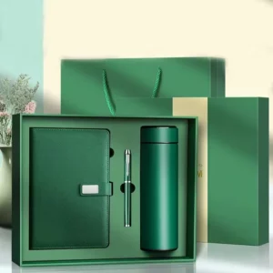 Inspire Your Day Gift Package: A Harmonious Blend of Hydration, Ideas, and Expression with Bottle, Notebook, and Pen