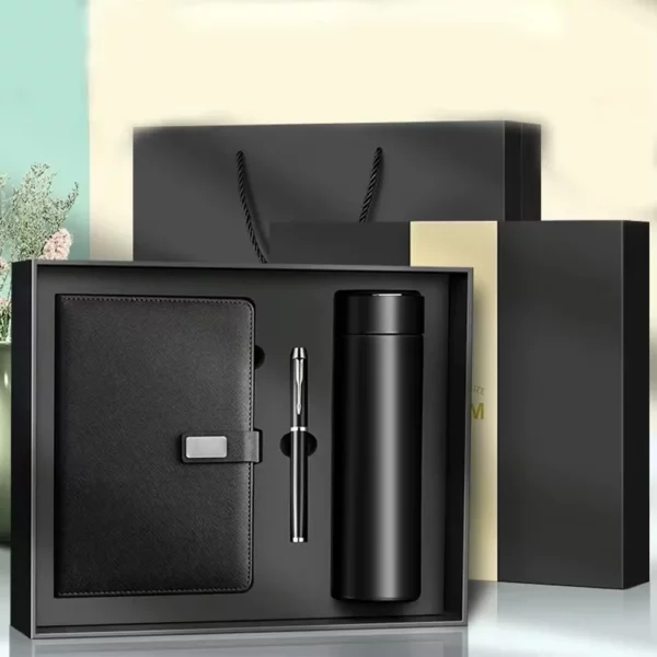 Inspire Your Day Gift Package: A Harmonious Blend of Hydration, Ideas, and Expression with Bottle, Notebook, and Pen - Image 3