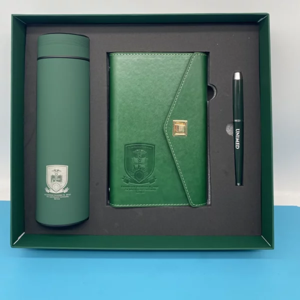 Mindful Living & Working Collection: Stay Hydrated, Capture Thoughts, and Write with Ease Using This Bottle, Notebook, and Pen Set - Image 4