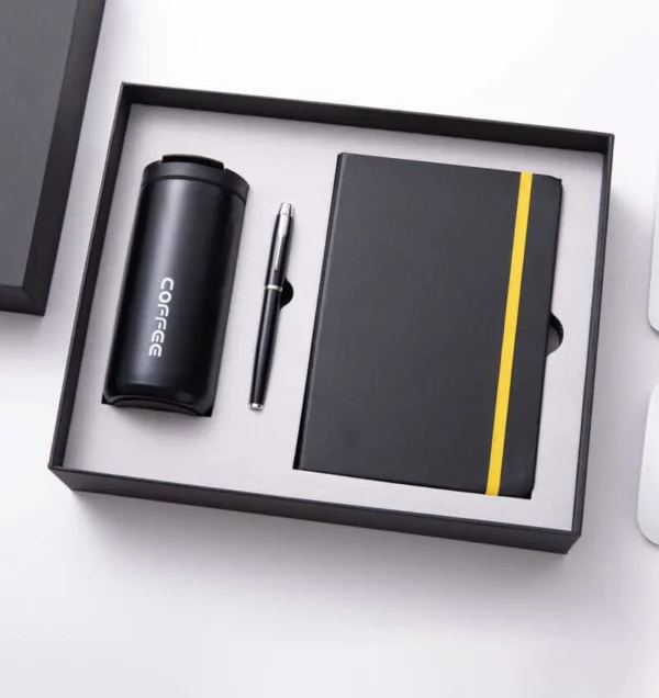 Elevate Your Everyday Routines: A Comprehensive Gift Box with a Functional Bottle, Inviting Notebook, and Classic Pen - Image 3