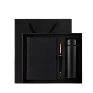 The Essential Workspace & On-the-Go Companion: An All-in-One Gift Box Featuring a Water Bottle, Journal, and Writing Pen