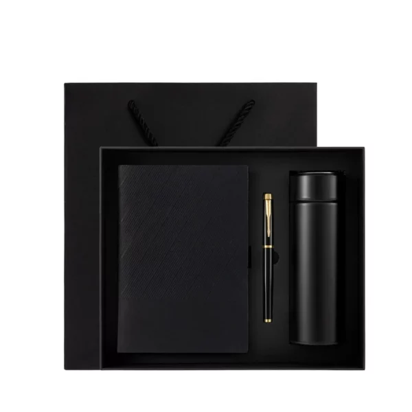 The Essential Workspace & On-the-Go Companion: An All-in-One Gift Box Featuring a Water Bottle, Journal, and Writing Pen