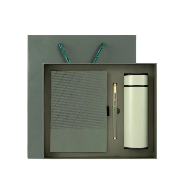 The Essential Workspace & On-the-Go Companion: An All-in-One Gift Box Featuring a Water Bottle, Journal, and Writing Pen - Image 2