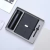 Professional 304 Stainless Steel Bottle, A5 Notebook & Metal Pen Gift Set (Black/Blue/Green) with Box & Bag - Image 2