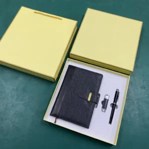 Modern A5 Notebook, Type-C & PC OTG 16GB USB Drive & Metal Pen Tech Gift Set with Box & Bag