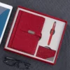A5 Notebook, Metal Pen & PU Card Holder Professional Gift Set with Box & Bag - Image 5