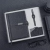 A5 Notebook, Metal Pen & PU Card Holder Professional Gift Set with Box & Bag - Image 3