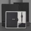 A5 Notebook, Metal Pen & PU Card Holder Professional Gift Set with Box & Bag - Image 2