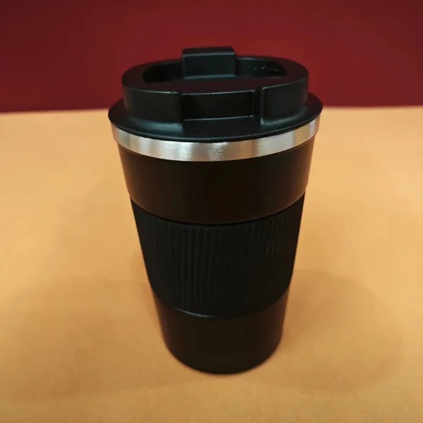 Black Stainless Steel Coffee Cup, A5 Notebook & Metal Pen Executive Gift Set with Box & Bag - Image 5